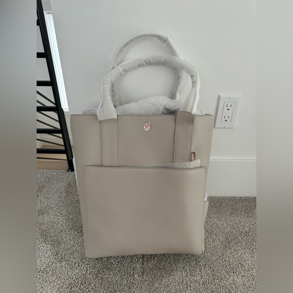 Dagne Dover The Charlie Tote in Bone | MSRP $495 | NWT